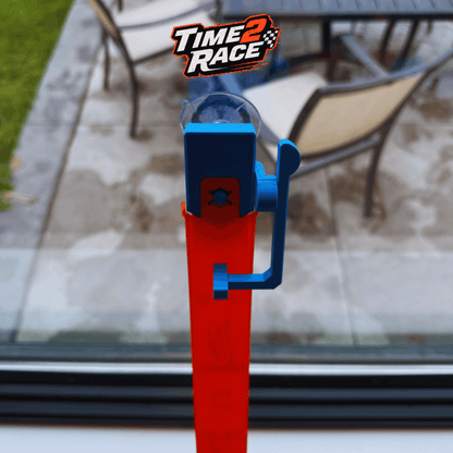 Speed Snap Suction Cup Start Gate & Ramp Kit | Window Track Mount | Hot Wheels Compatible