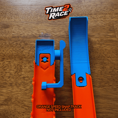 Speed Snap Suction Cup Start Gate & Ramp Kit | Window Track Mount | Hot Wheels Compatible