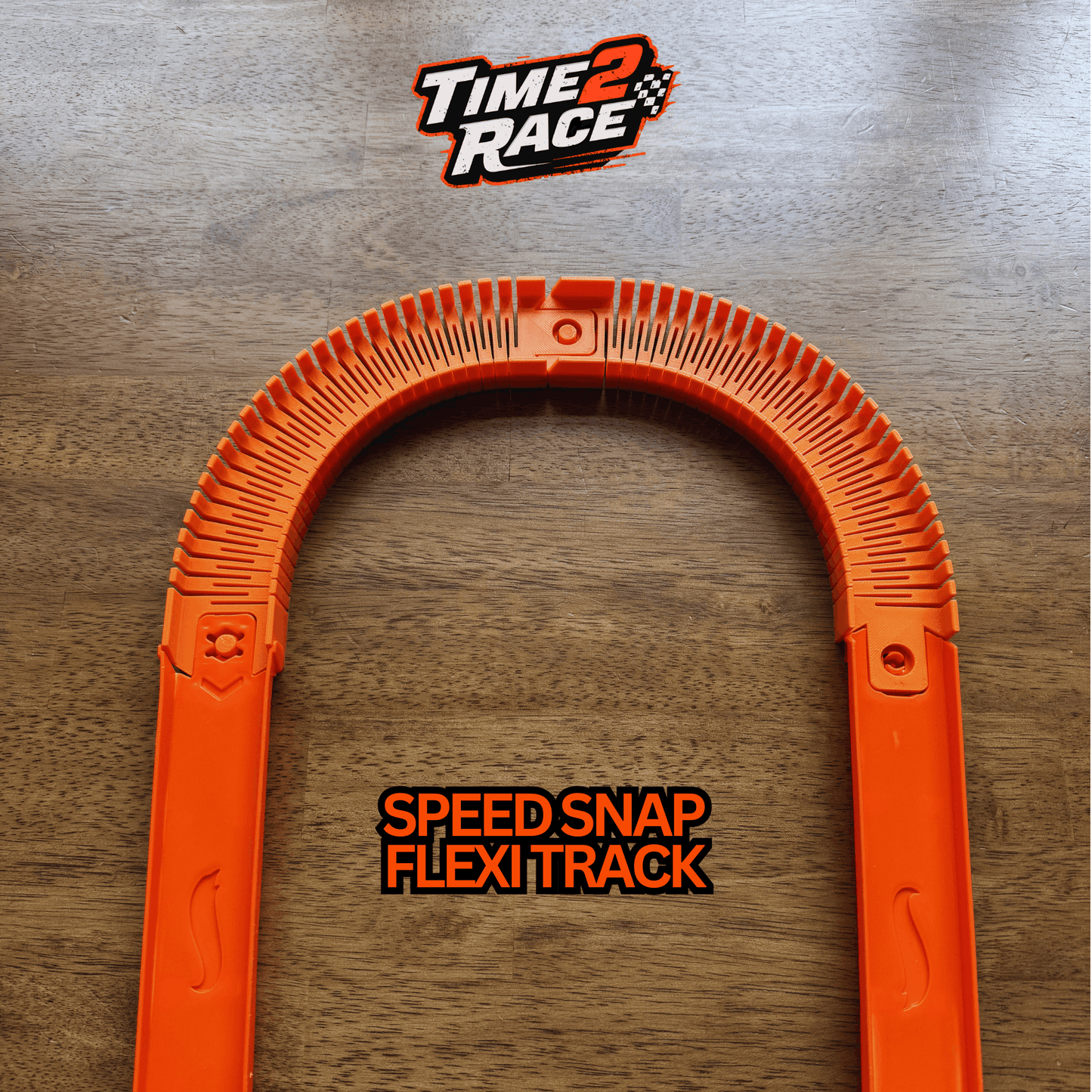Speed Snap Flexi Track | Curved and Flexible | 90 Degree Turn | Hot Wheels Compatible