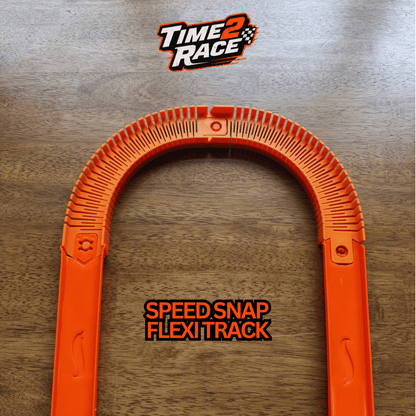 Speed Snap Flexi Track | Curved and Flexible | 90 Degree Turn | Hot Wheels Compatible