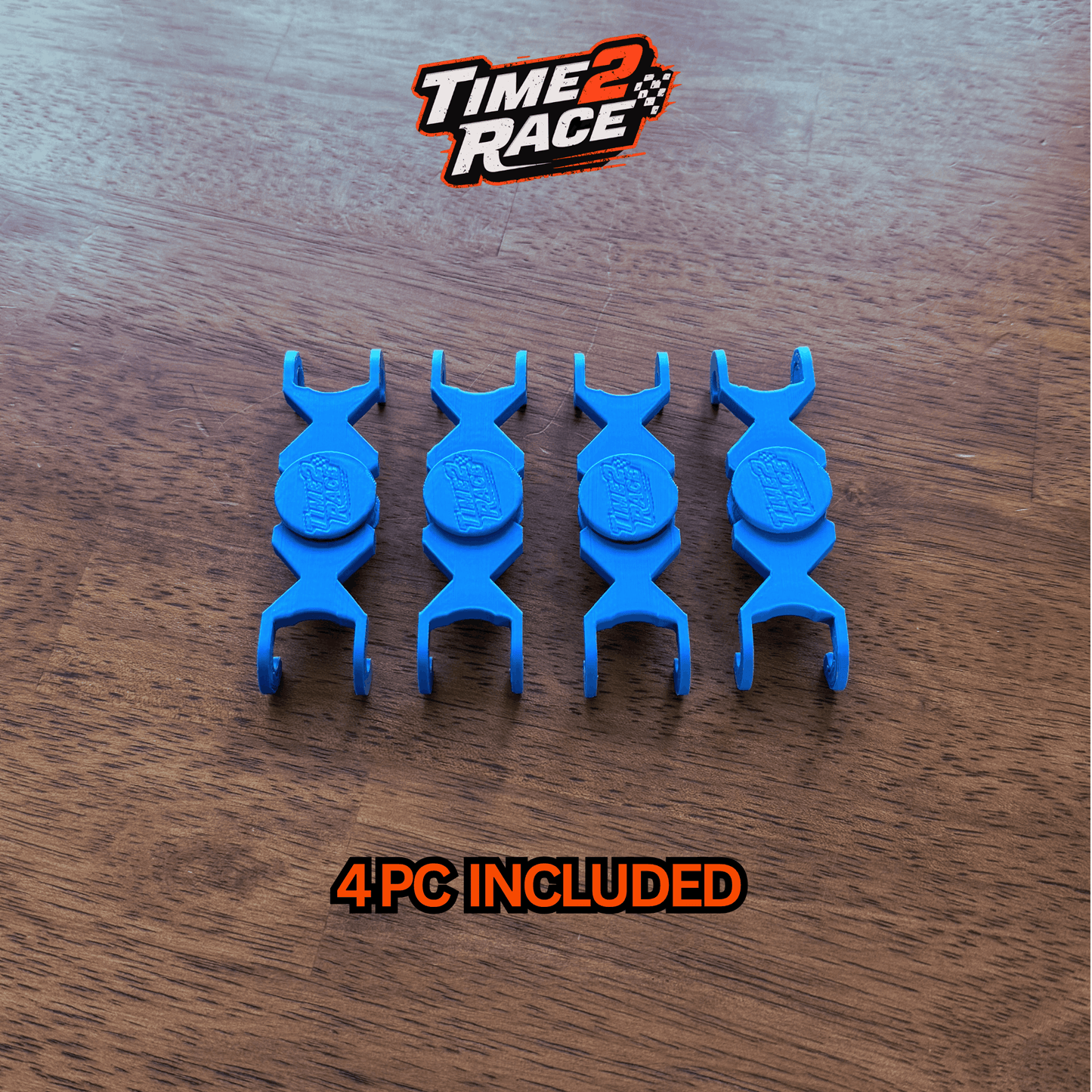 Monster Truck Train Connectors (4pc) - Universal Train Adapters for Hot Wheels and Monster Jam (4 Pack)