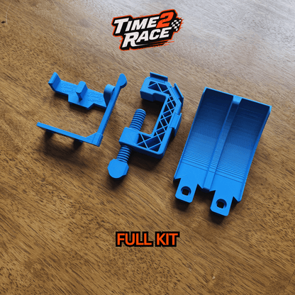 Monster Truck Jump Kit for Speed Snap Track| Hot Wheels Compatible | Dual Lane Start Gate + Clamp + Ramp