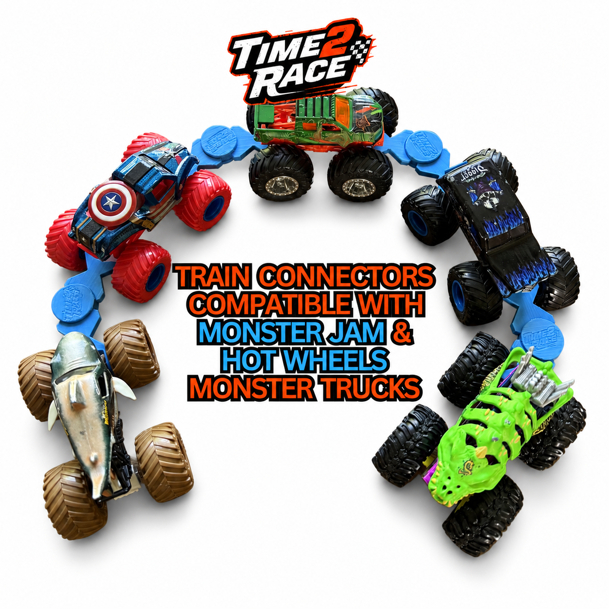 monster truck train adapter
