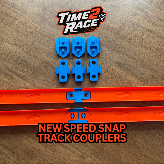 Hot Wheels Speed Snap Track Couplers – Male to Male & Female to Female Adapters 6pc set