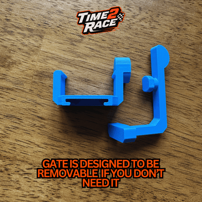 Speed Snap Track Single Lane Start Gate + Clamp + Ramp Kit | Hot Wheels Compatible