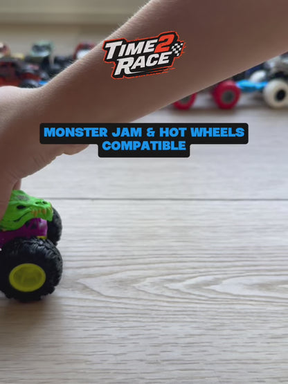 Monster Truck Train Connectors (4pc) - Universal Train Adapters for Hot Wheels and Monster Jam (4 Pack)