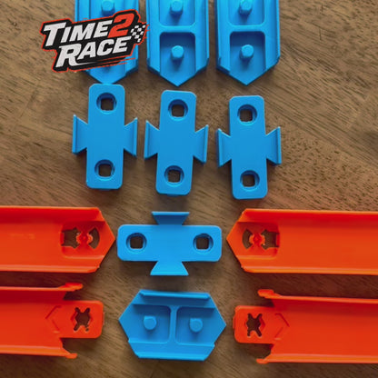 Hot Wheels Speed Snap Track Couplers – Male to Male & Female to Female Adapters 6pc set