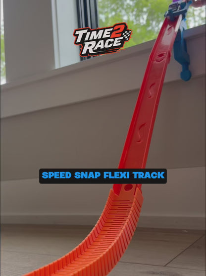 Speed Snap Flexi Track | Curved and Flexible | 90 Degree Turn | Hot Wheels Compatible