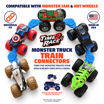 Monster Truck Train Connectors - Universal (4-Pack)