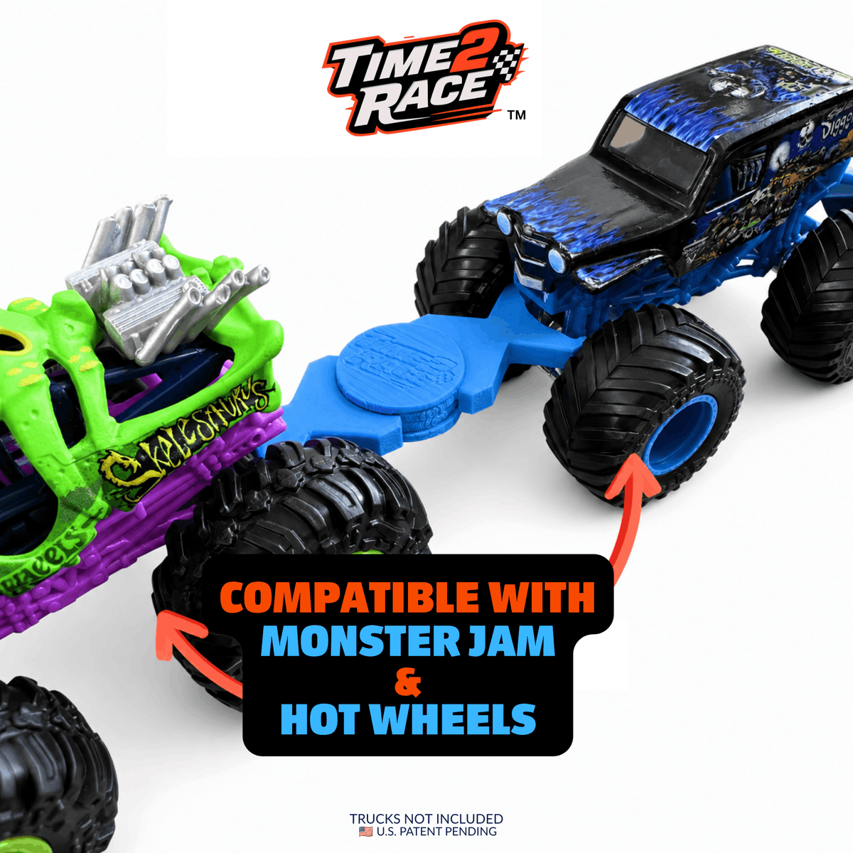 Monster Truck Train Connectors - Universal (4-Pack)