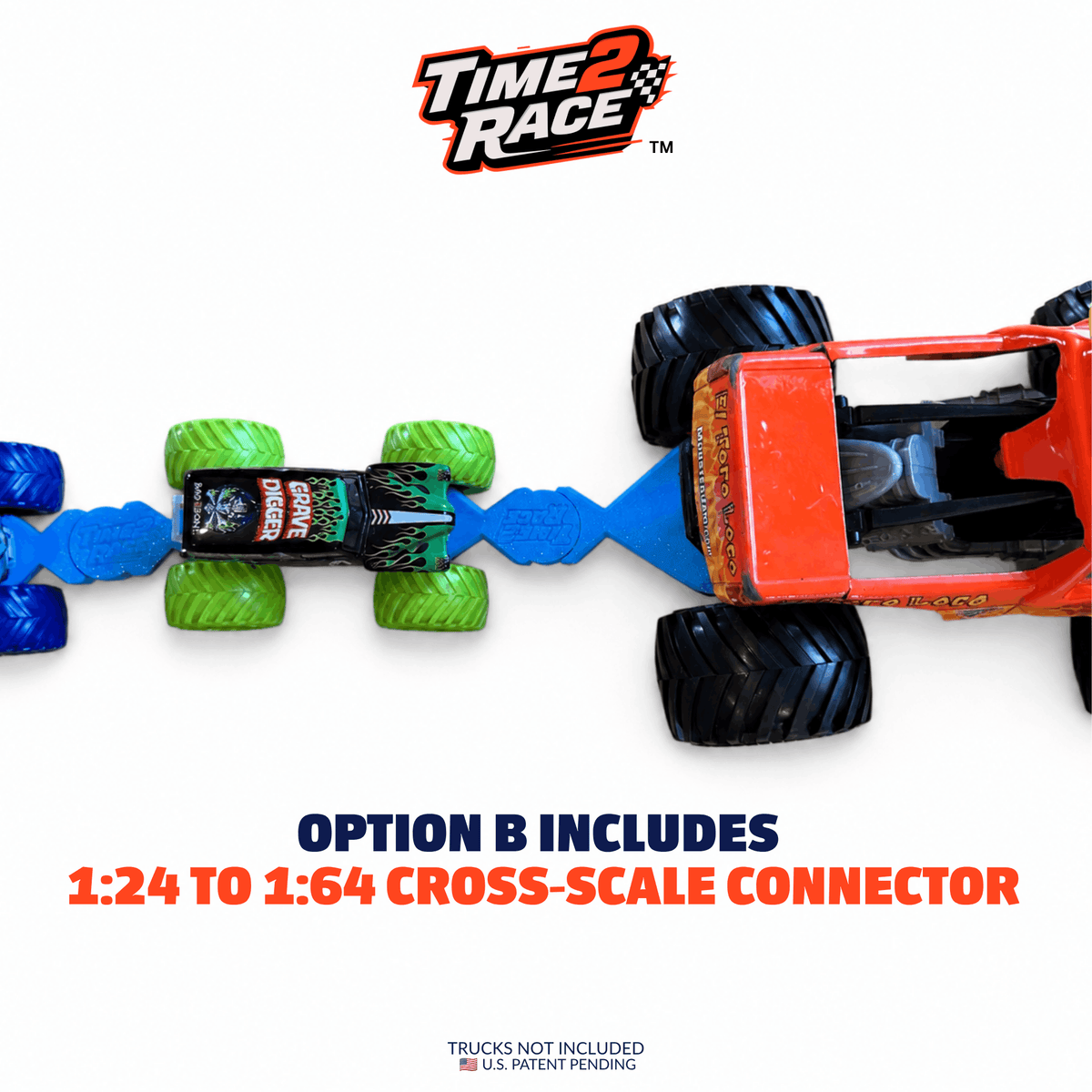 Monster Truck Train Connectors - Universal (4-Pack)