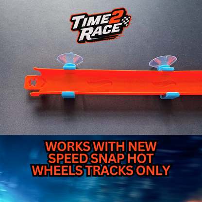 Speed Snap Suction Cup Track Mounts with Start Gate for New Hot Wheels Tracks