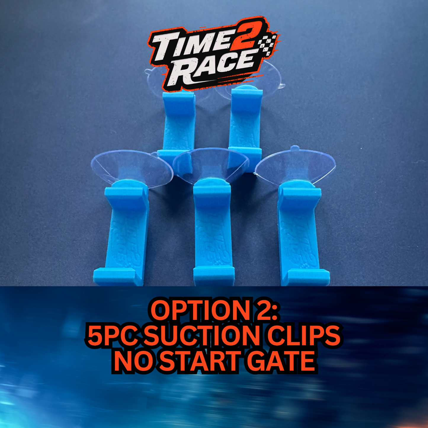 Speed Snap Suction Cup Track Mounts with Start Gate for New Hot Wheels Tracks